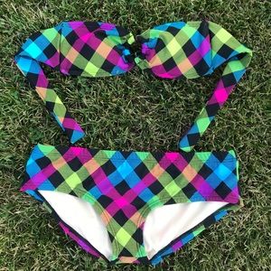 Delia’s Plaid Swimsuit